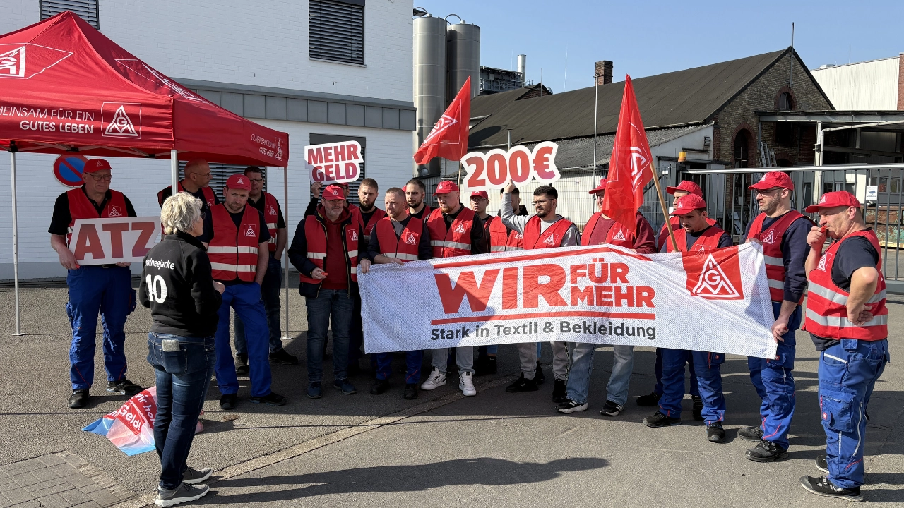 Warnstreiks Leco Gröning 10.03.2025