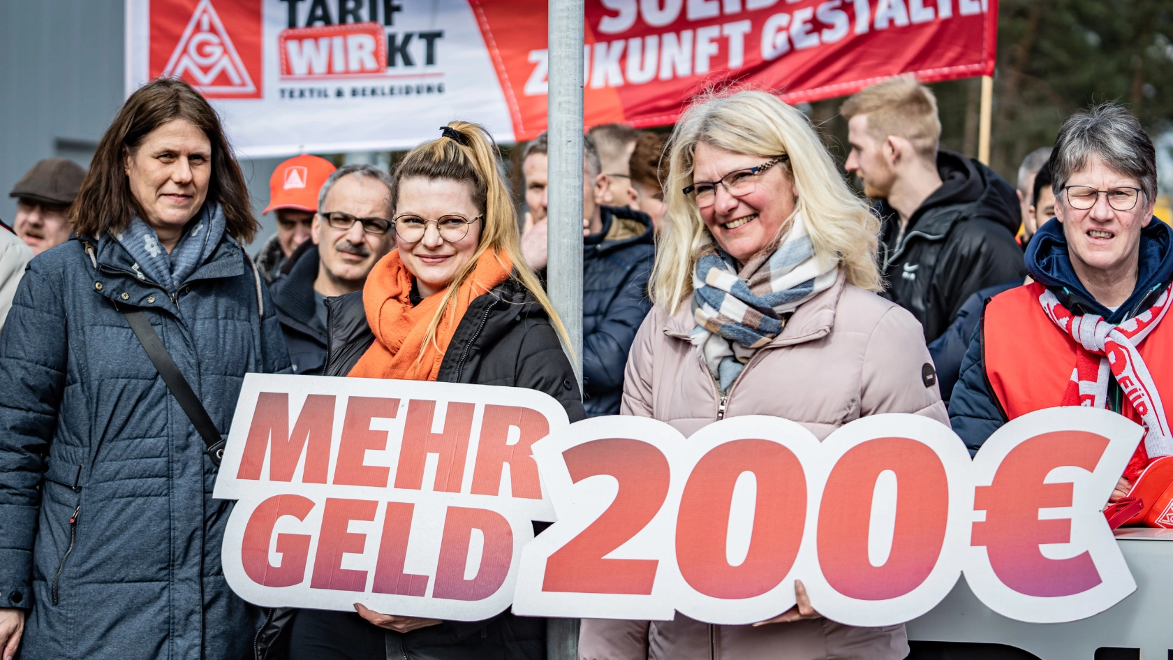 Textil-Bekleidung 2. Warnstreikwelle