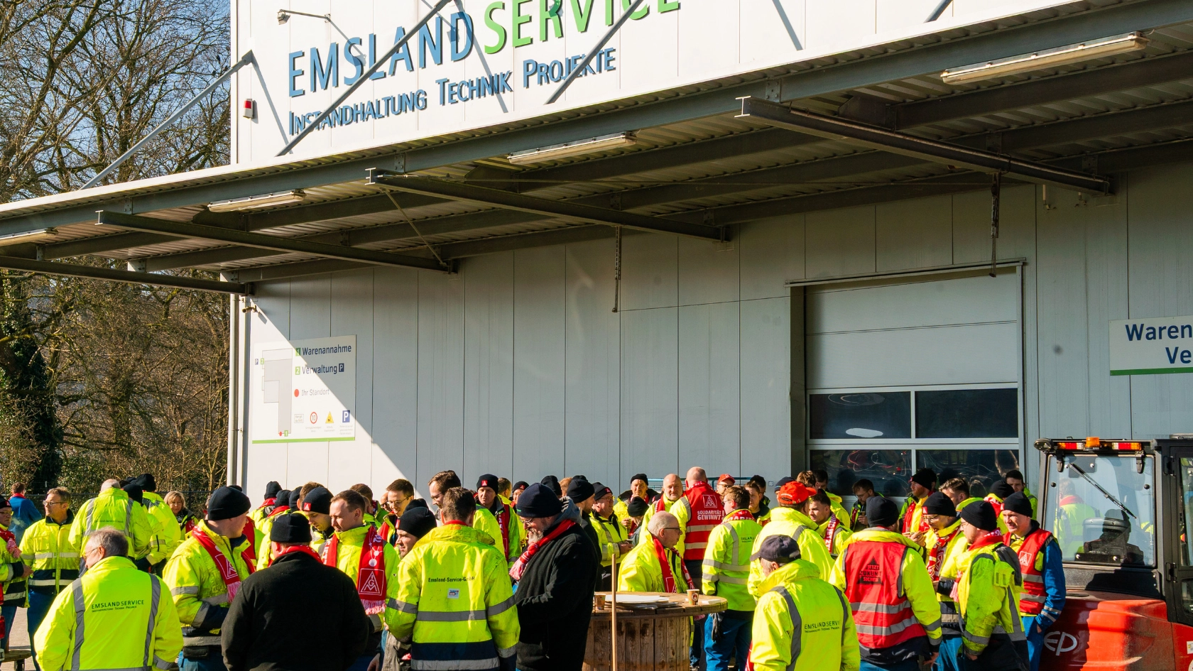 Warnstreik Emsland Service 03.03.2025