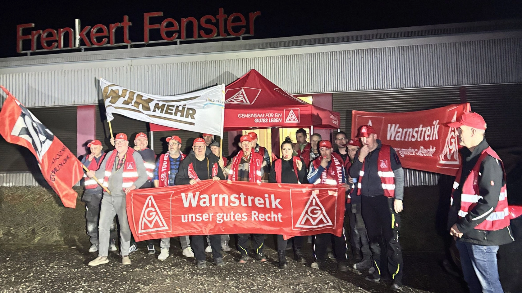 Warnstreik Frenkert