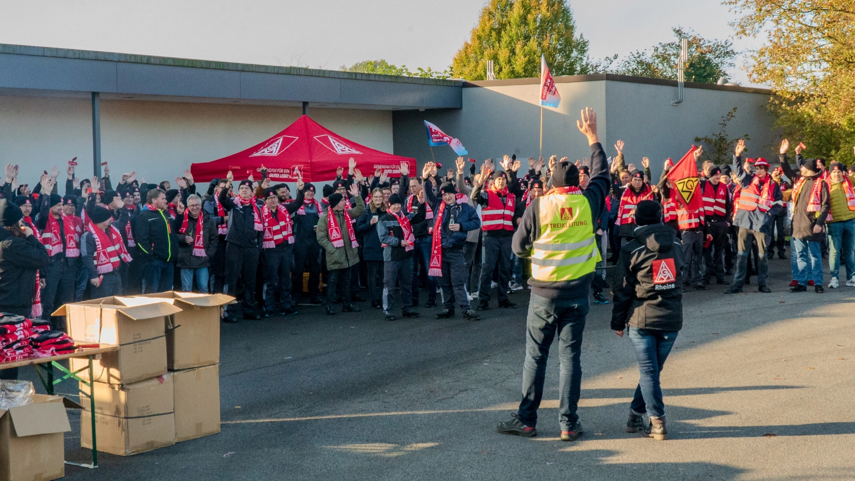 Warnstreik Renk