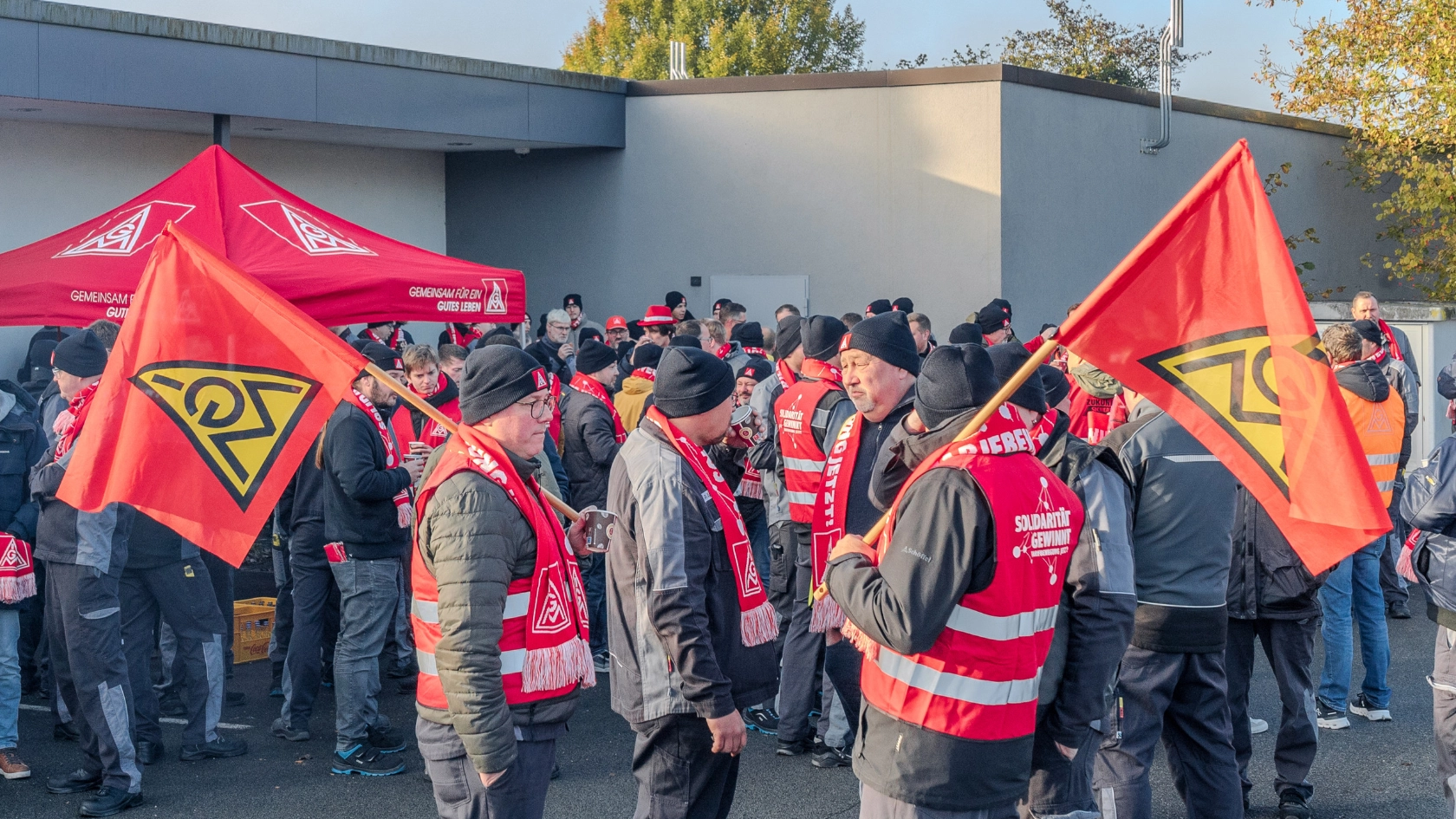 Warnstreik Renk