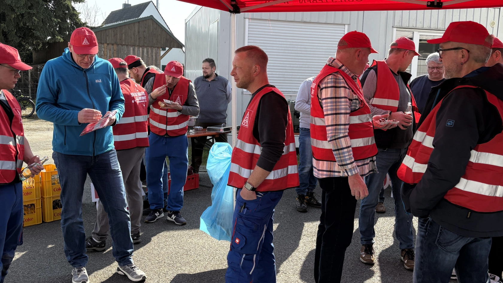 Warnstreiks Leco Gröning 10.03.2025