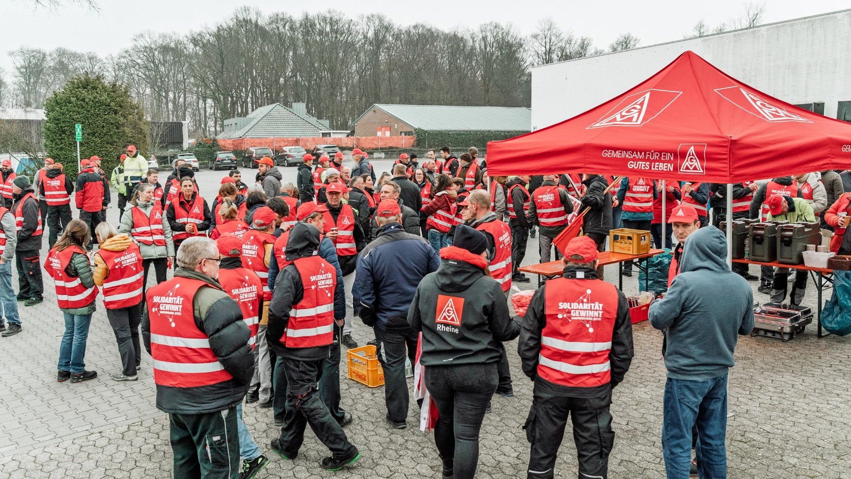 Warnstreiks TWE Schmitz Textiles Markilus 11.03.2025