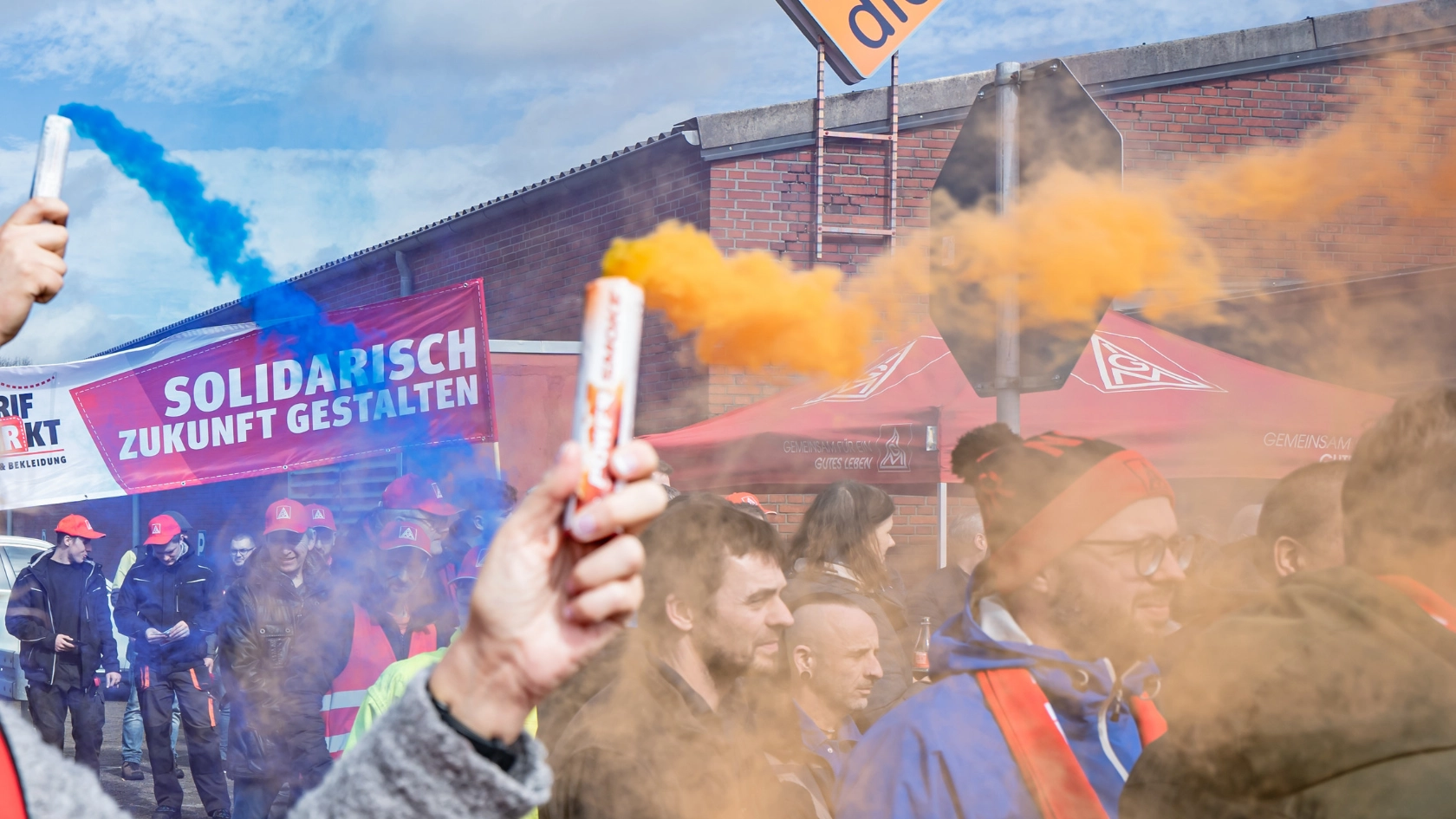 Textil-Bekleidung 2. Warnstreikwelle