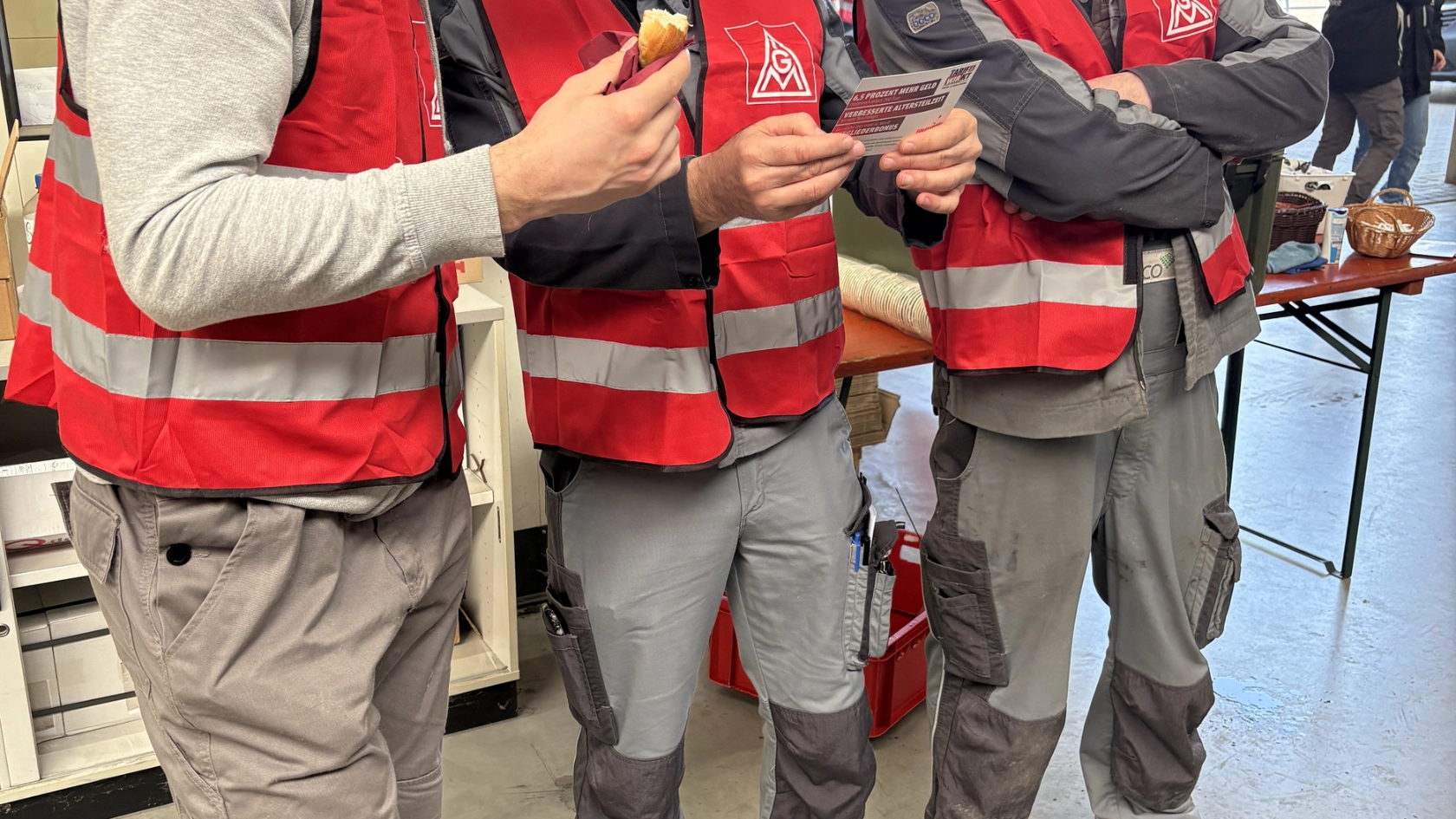 Warnstreiks Leco Gröning 10.03.2025