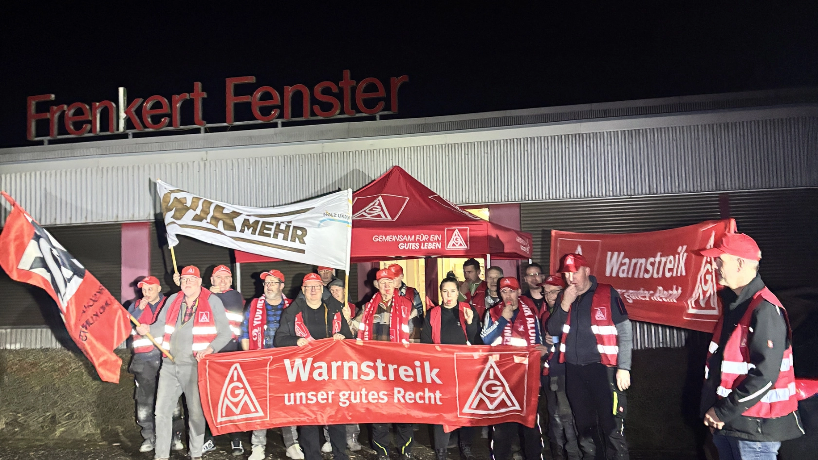 Warnstreik Frenkert