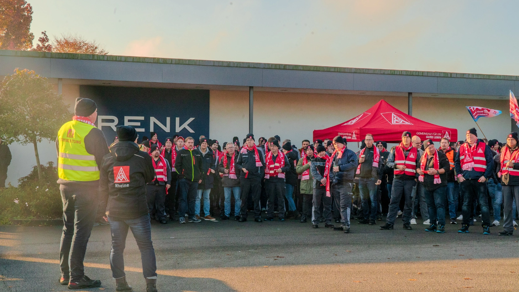 Warnstreik Renk