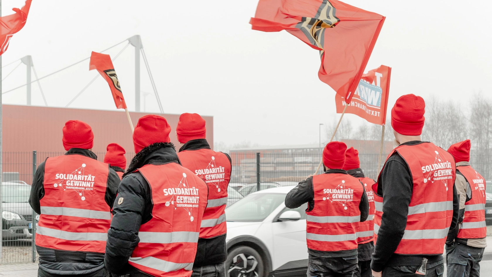Warnstreiks TWE Schmitz Textiles Markilus 11.03.2025
