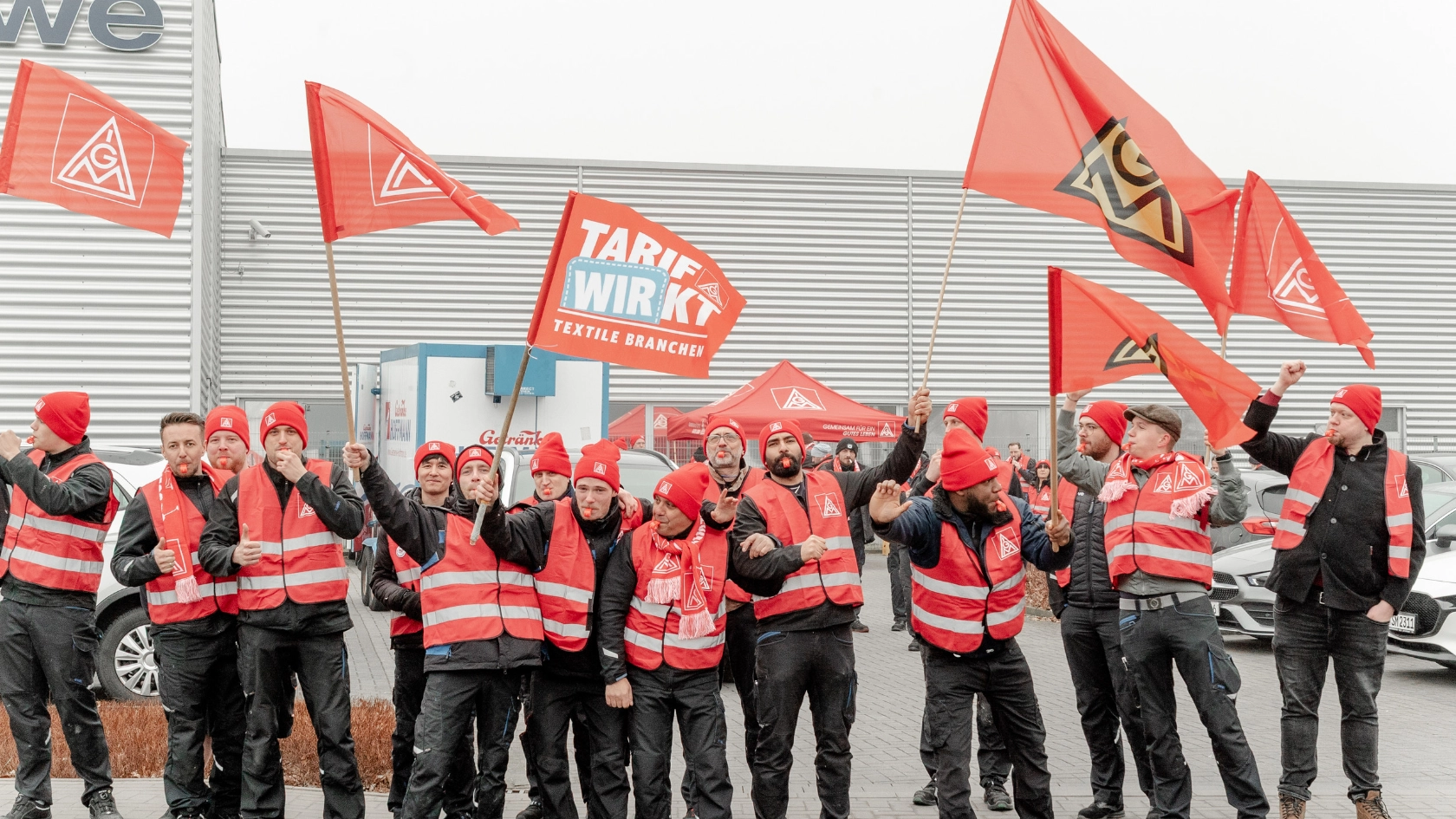 Warnstreiks TWE Schmitz Textiles Markilus 11.03.2025