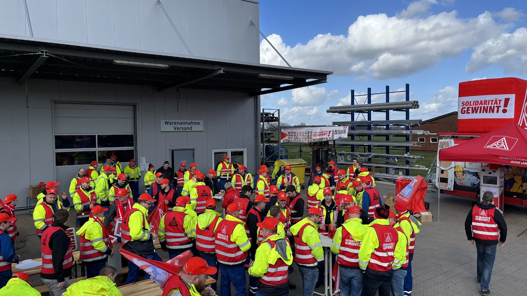 Textil-Bekleidung 2. Warnstreikwelle