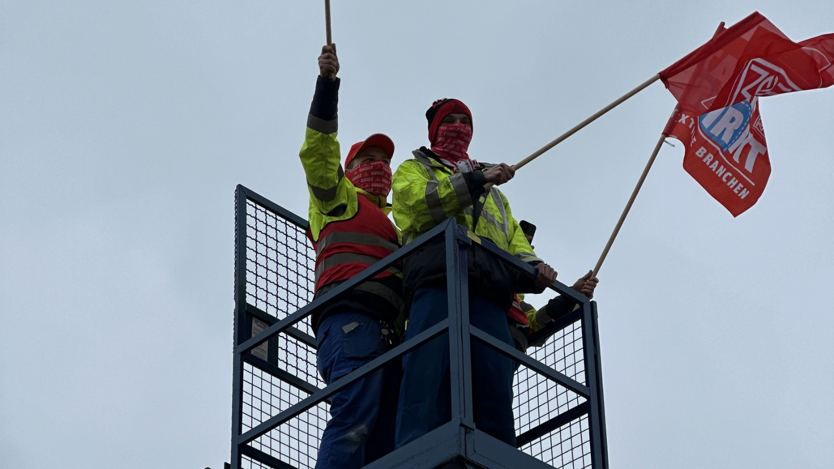 Textil Bekleidung 1. Warnstreikwelle