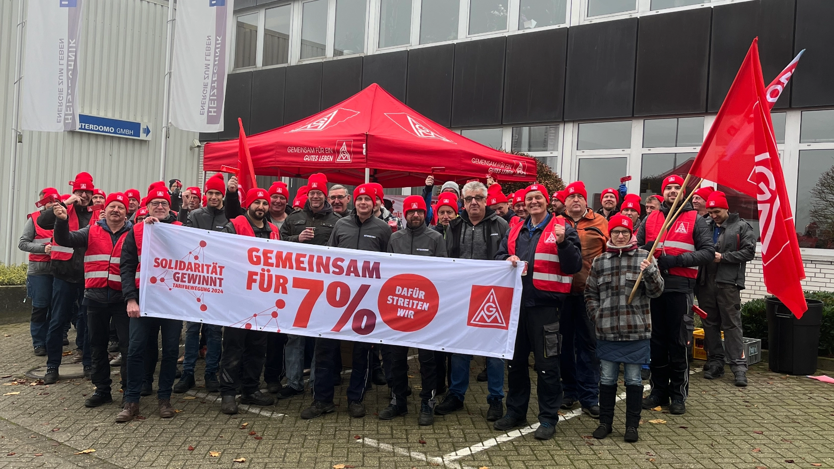 Warnstreik Interdomo 