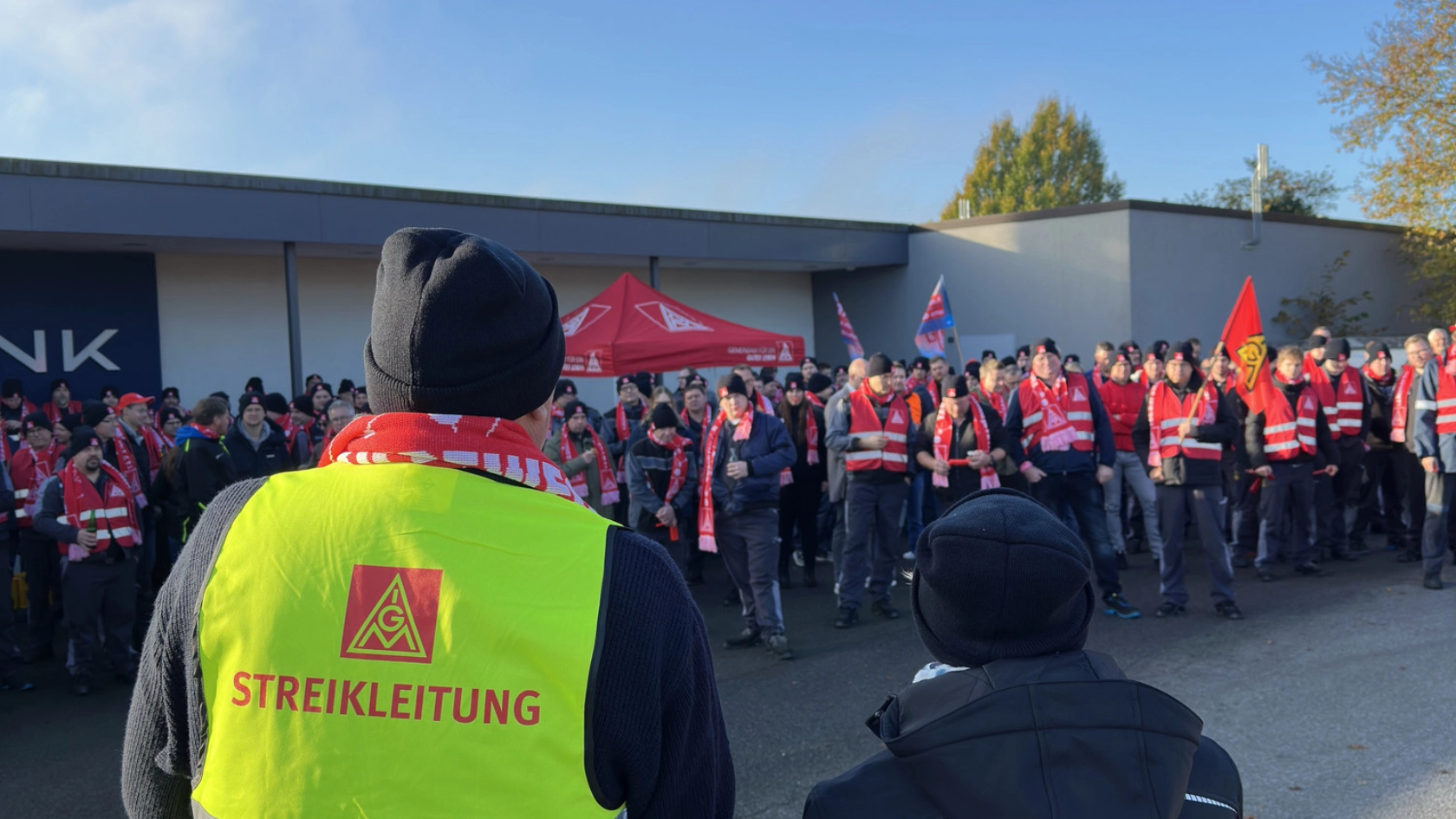 Warnstreik Renk