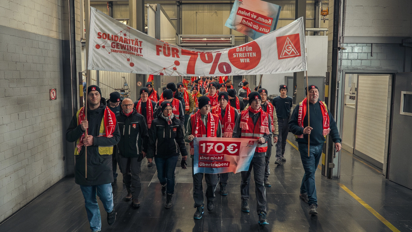 Warnstreik Renk