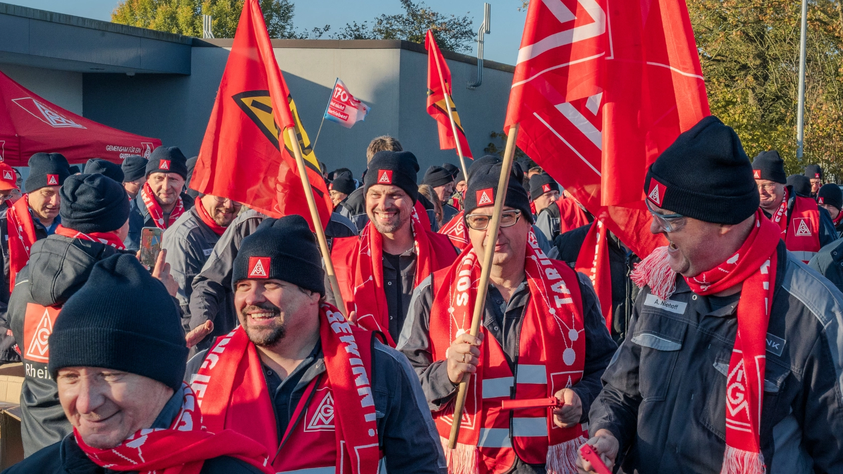 Warnstreik Renk