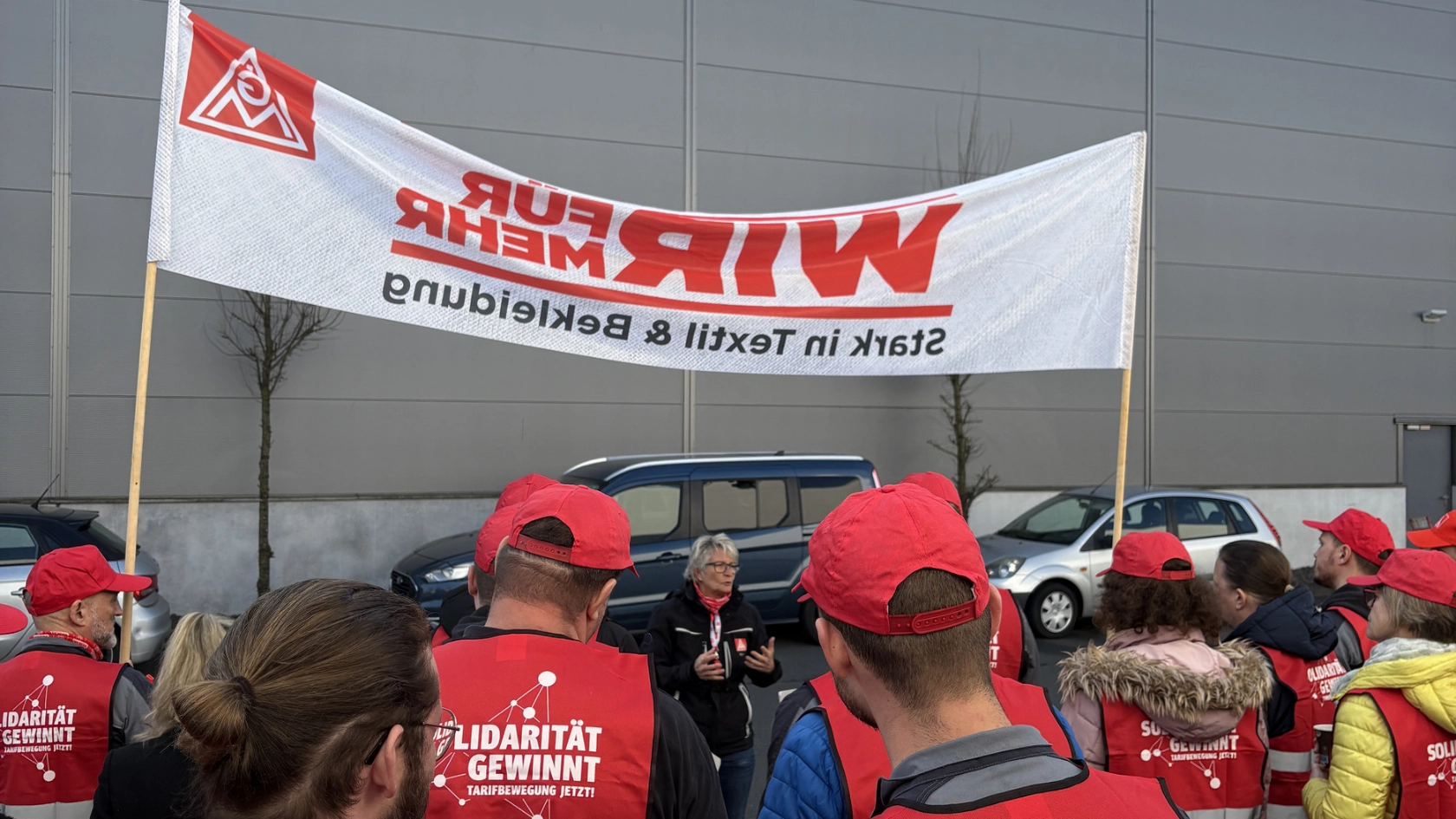 Warnstreiks Leco Gröning 10.03.2025