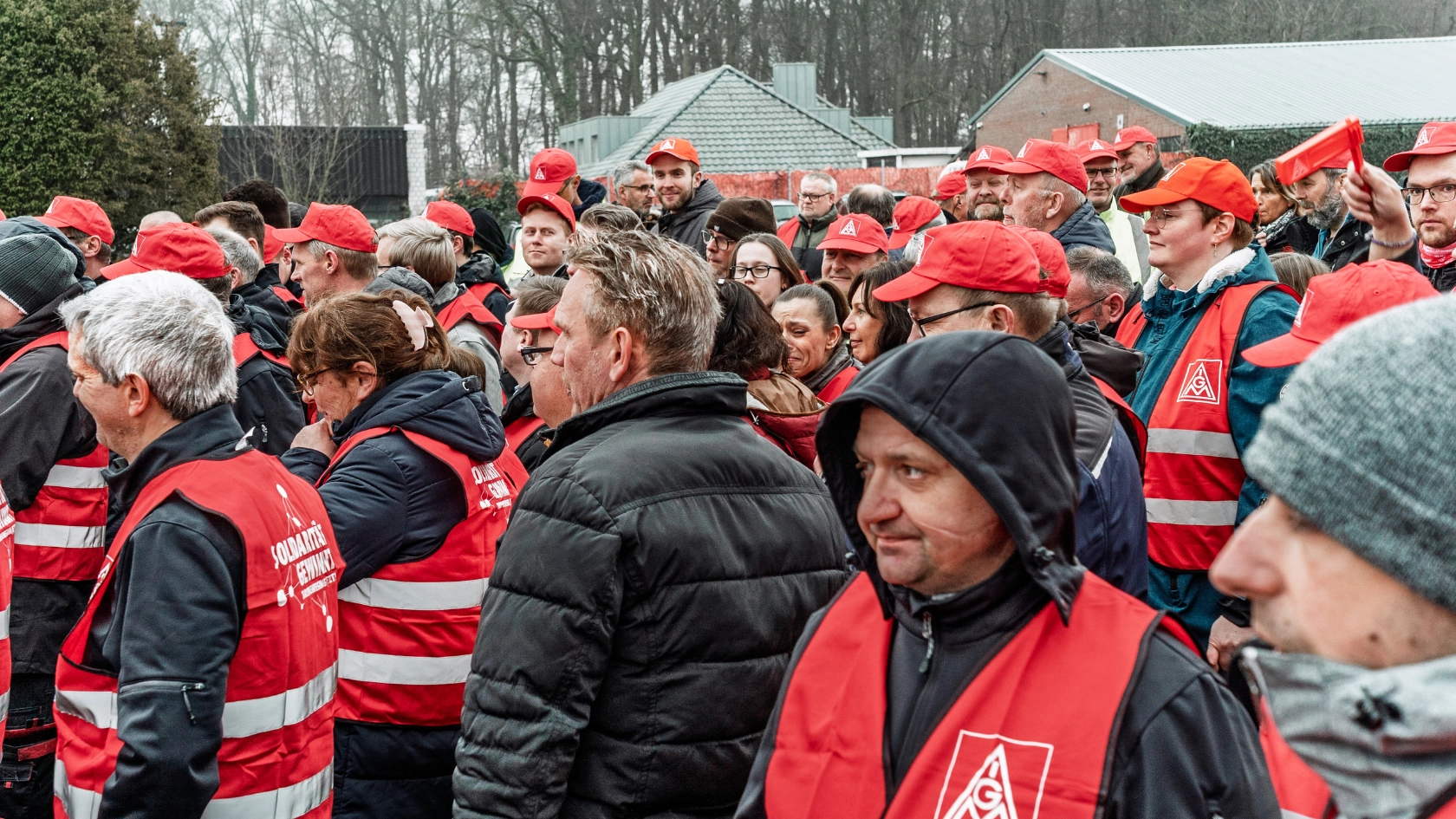 Warnstreiks TWE Schmitz Textiles Markilus 11.03.2025