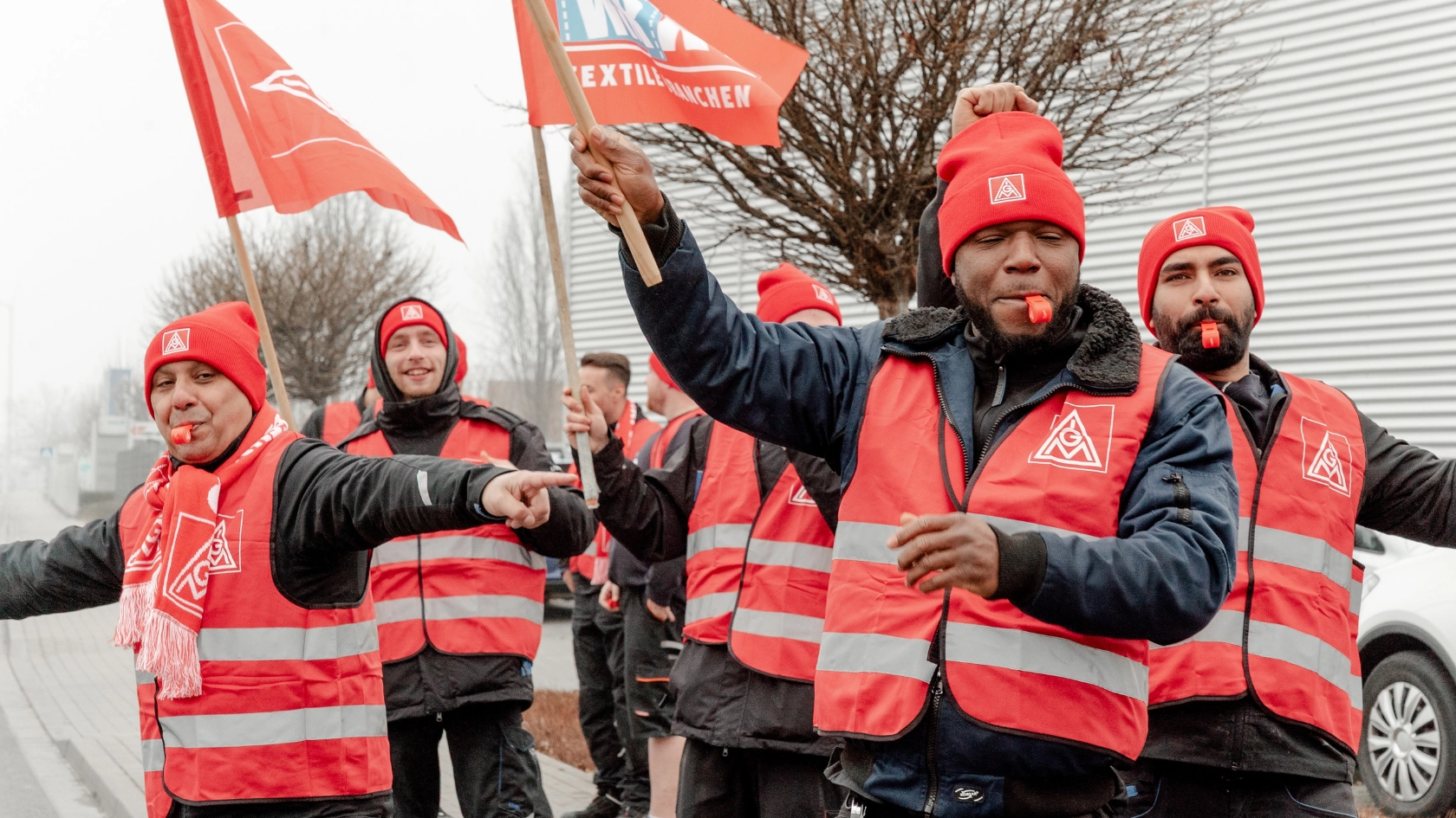 Warnstreiks TWE Schmitz Textiles Markilus 11.03.2025
