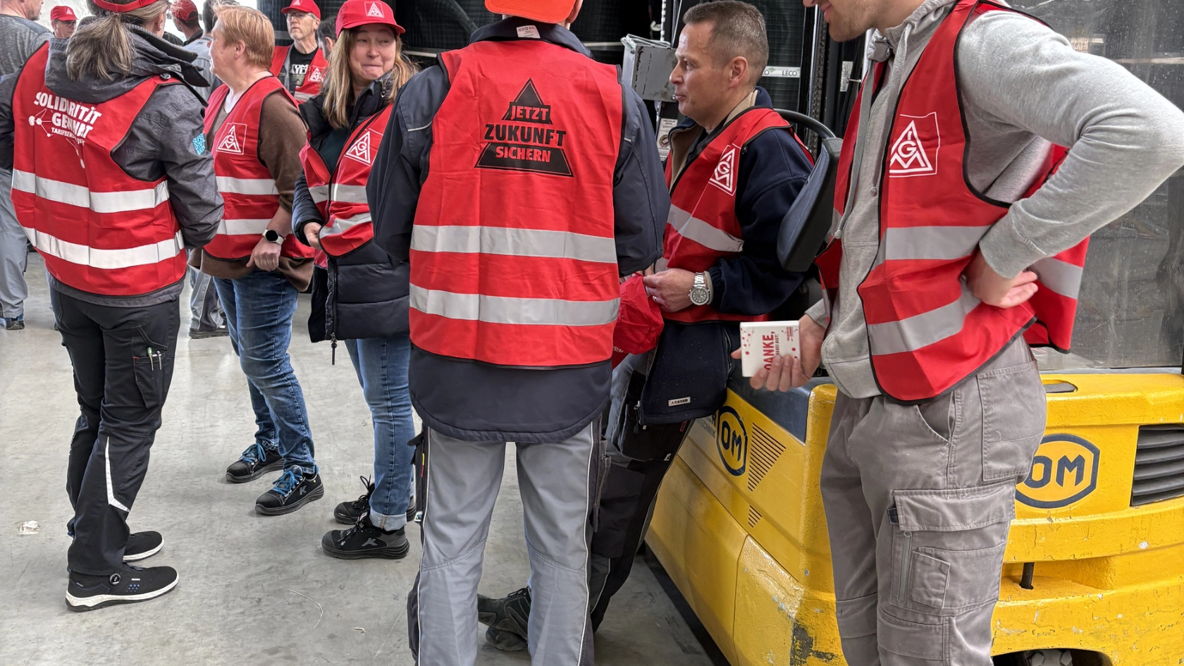 Warnstreiks Leco Gröning 10.03.2025