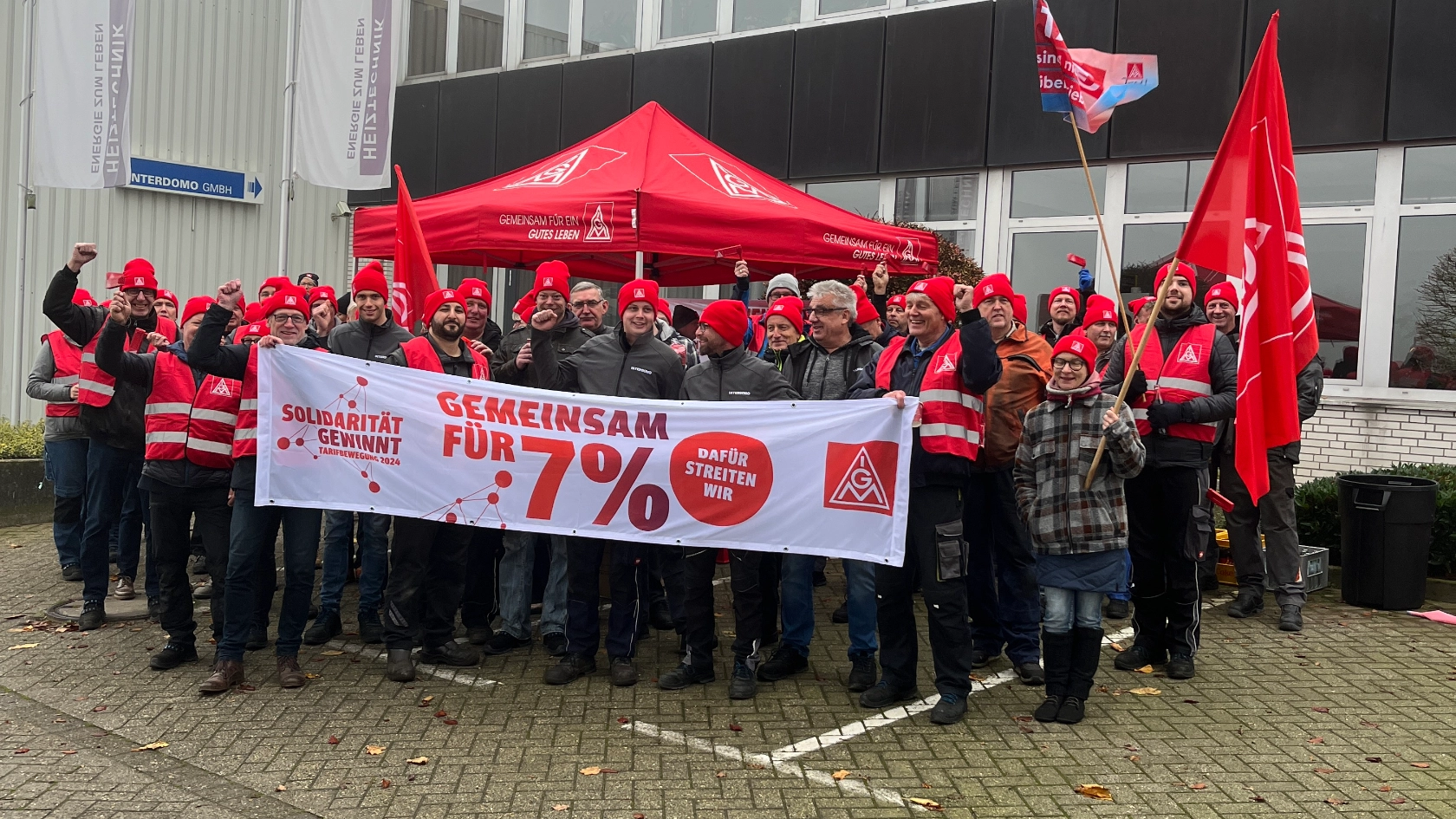 Warnstreik Interdomo 