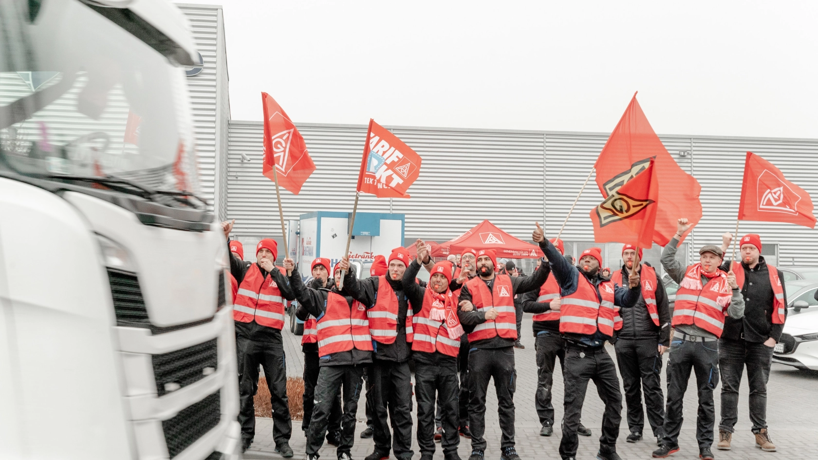 Warnstreiks TWE Schmitz Textiles Markilus 11.03.2025