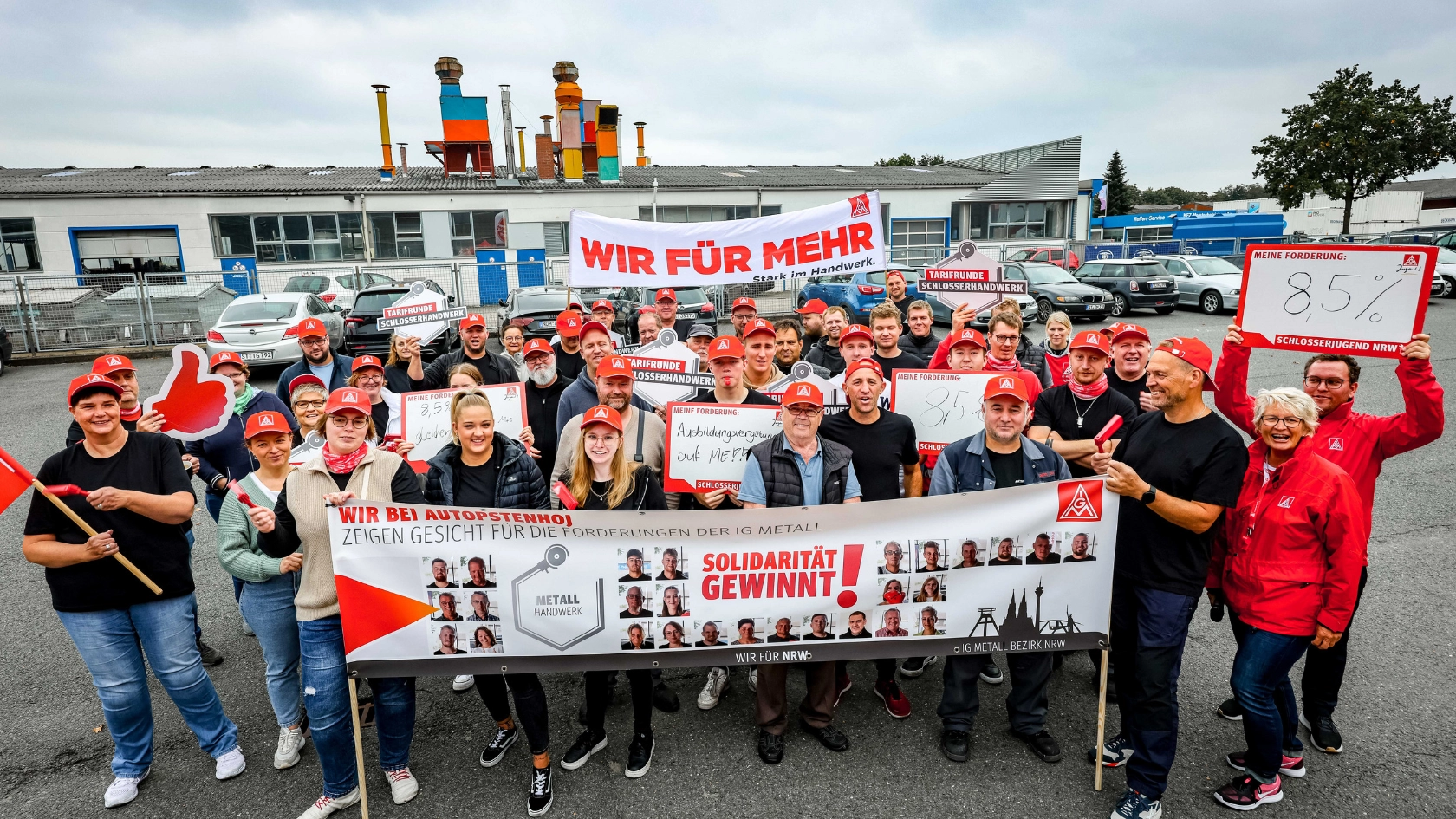 Warnstreiks Metallhandwerk NRW 2023