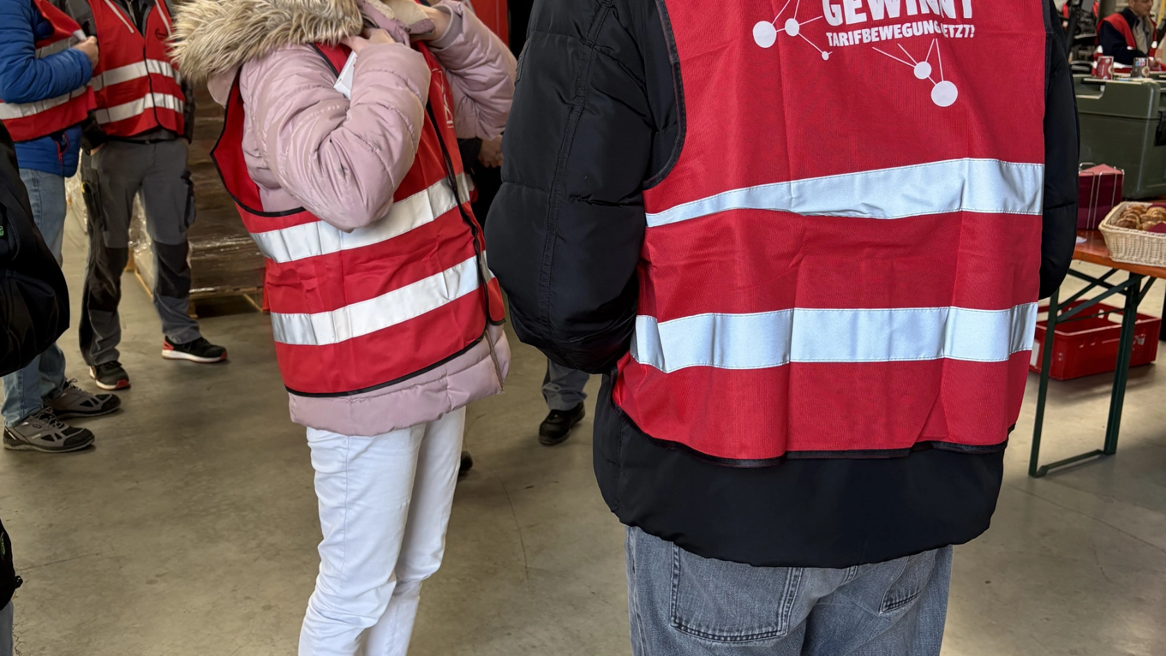 Warnstreiks Leco Gröning 10.03.2025