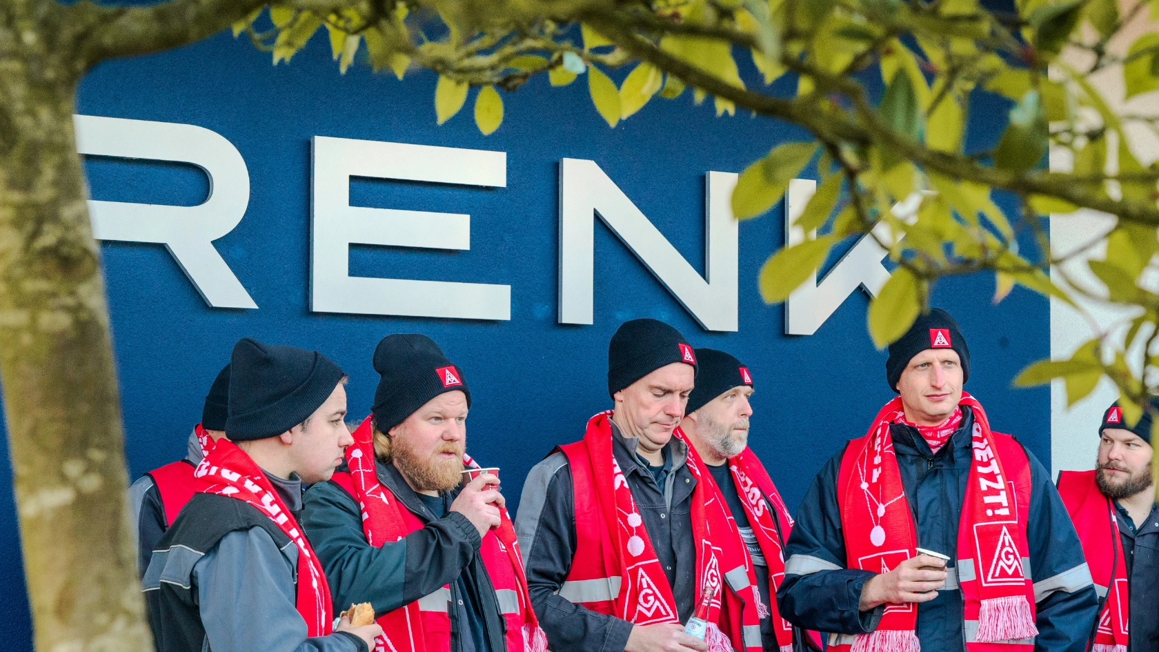 Warnstreik Renk