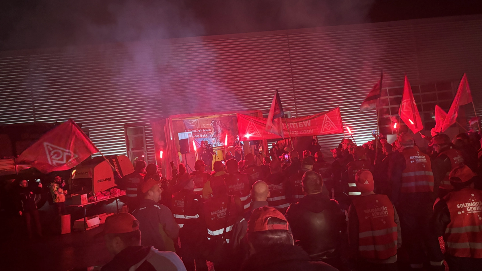 Warnstreik Krone + Storm 