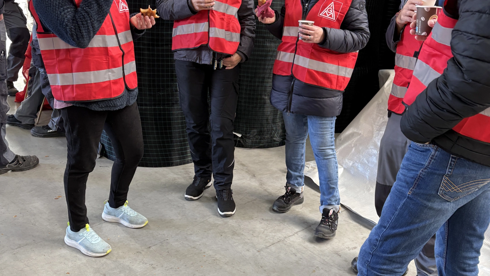 Warnstreiks Leco Gröning 10.03.2025