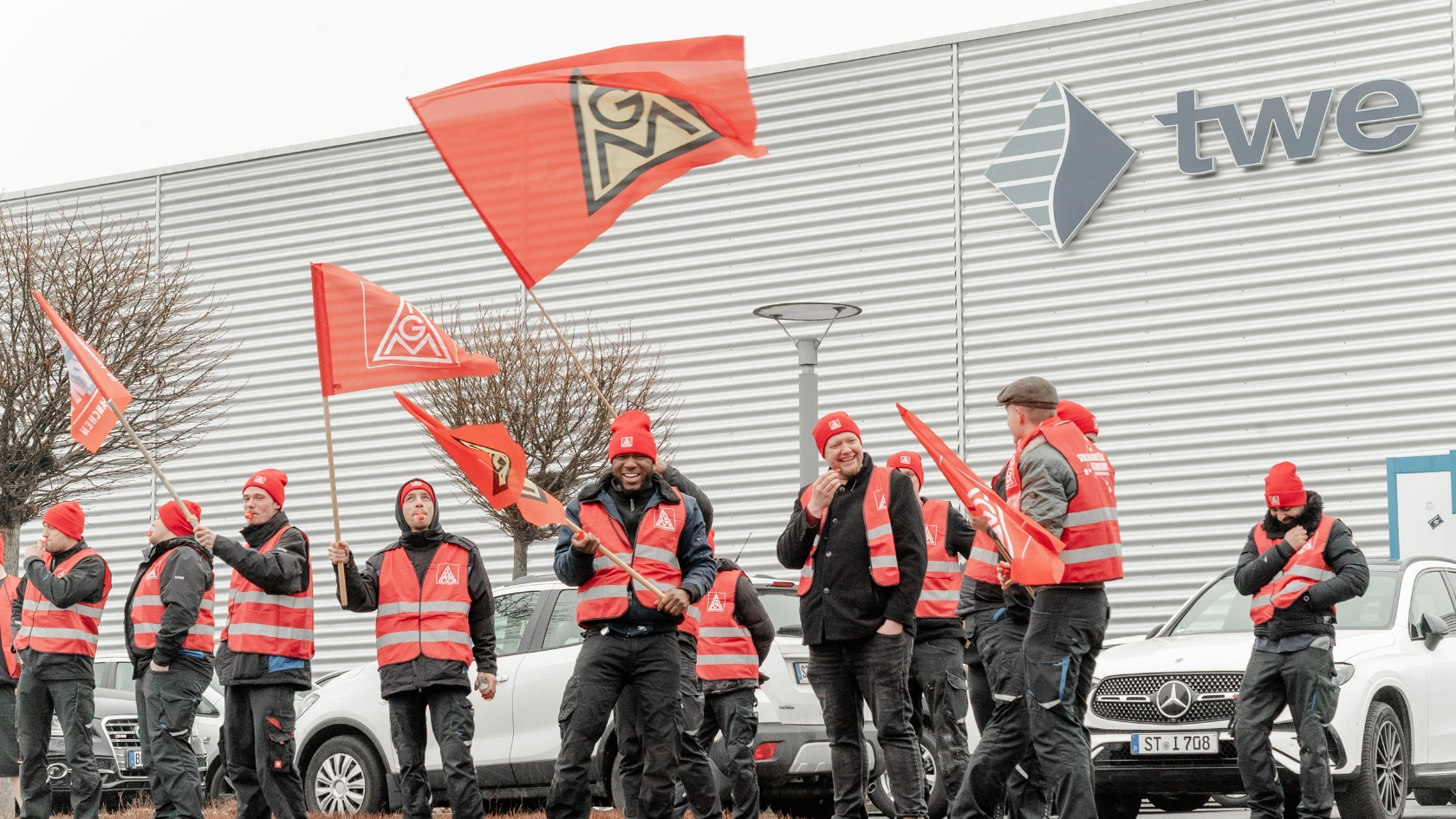 Warnstreiks TWE Schmitz Textiles Markilus 11.03.2025