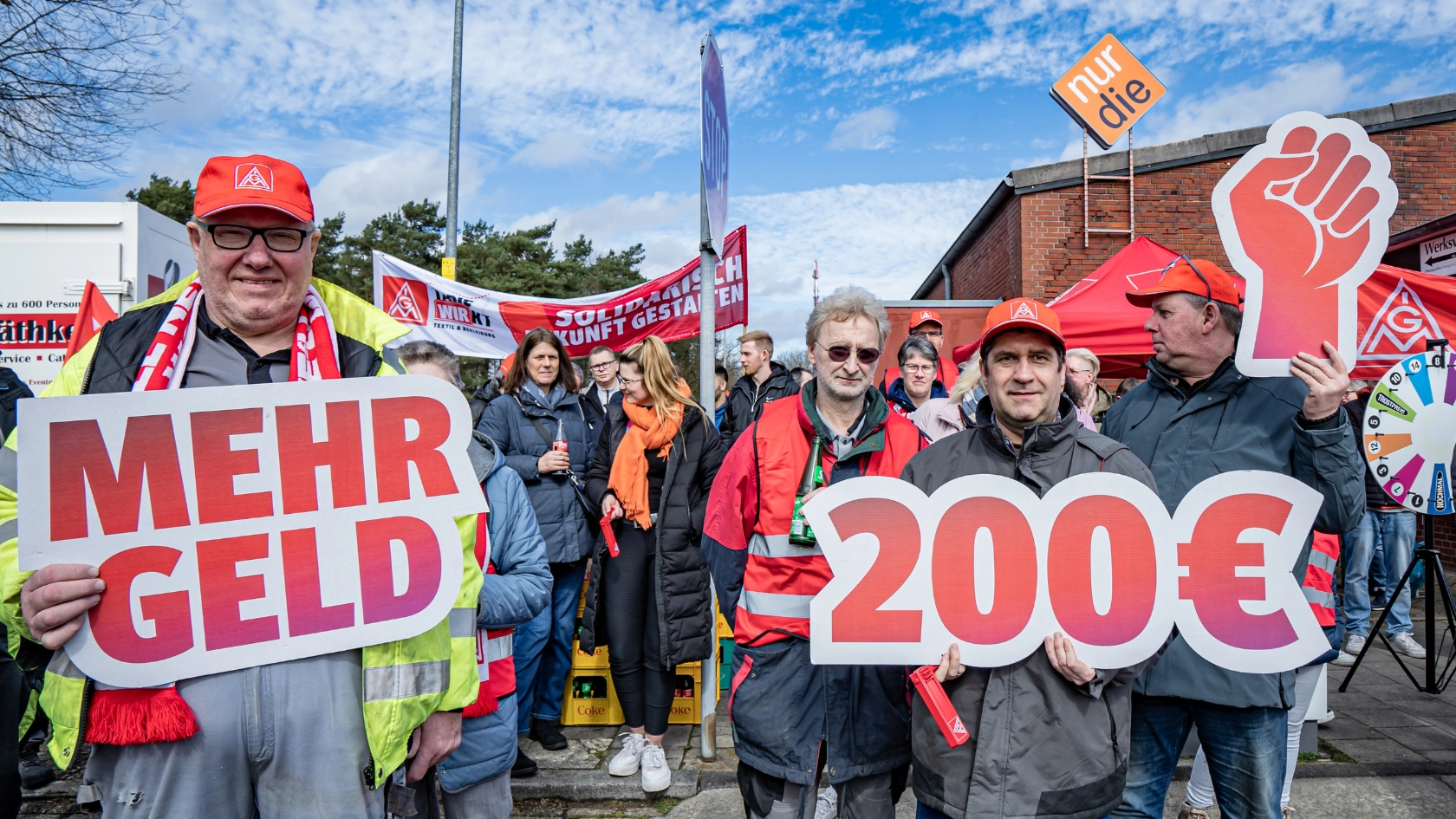 Textil-Bekleidung 2. Warnstreikwelle