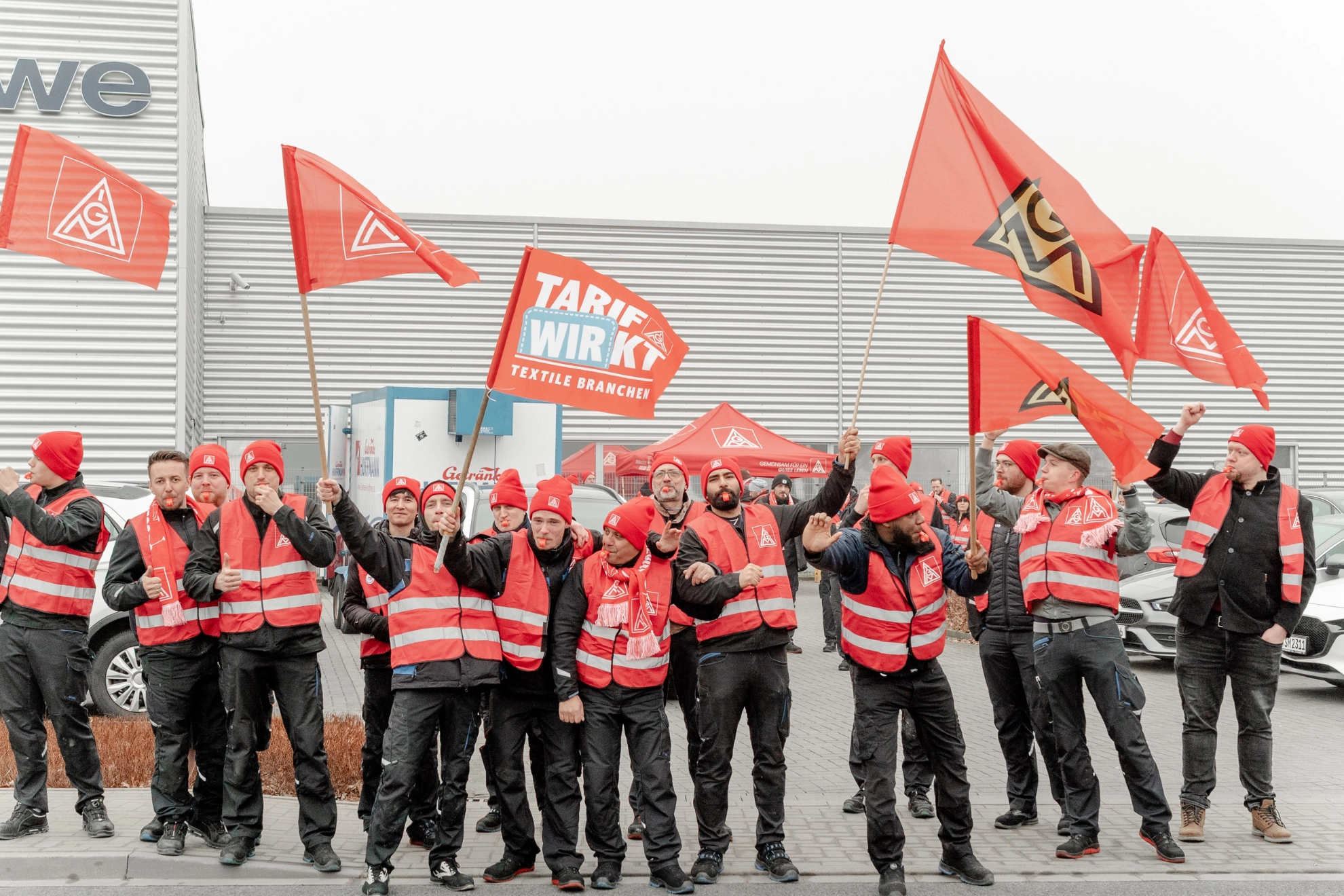 Warnstreiks TWE Schmitz Textiles Markilus 11.03.2025