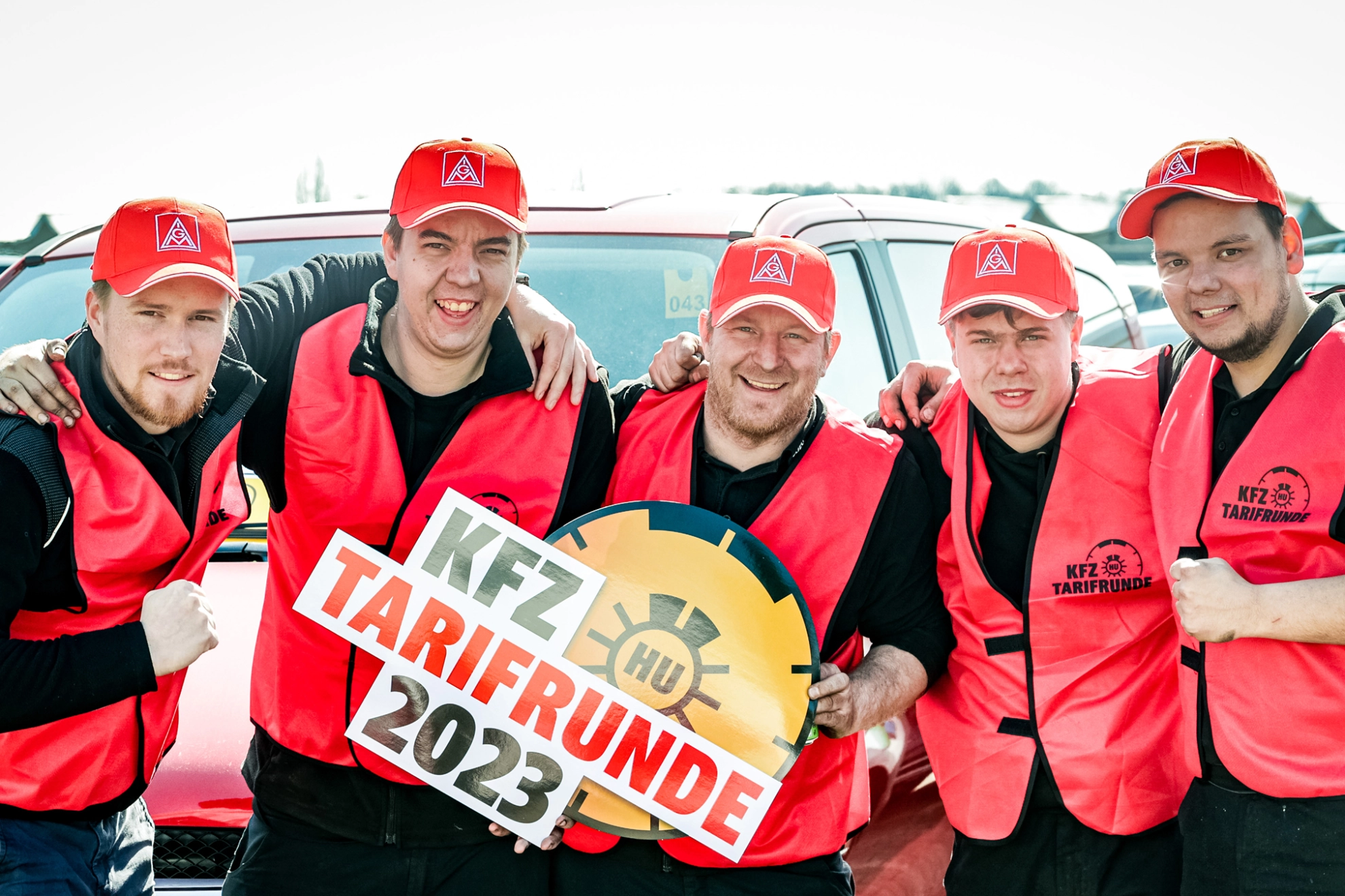 Warnstreik Kfz-Tarifrunde 2023 Bochum