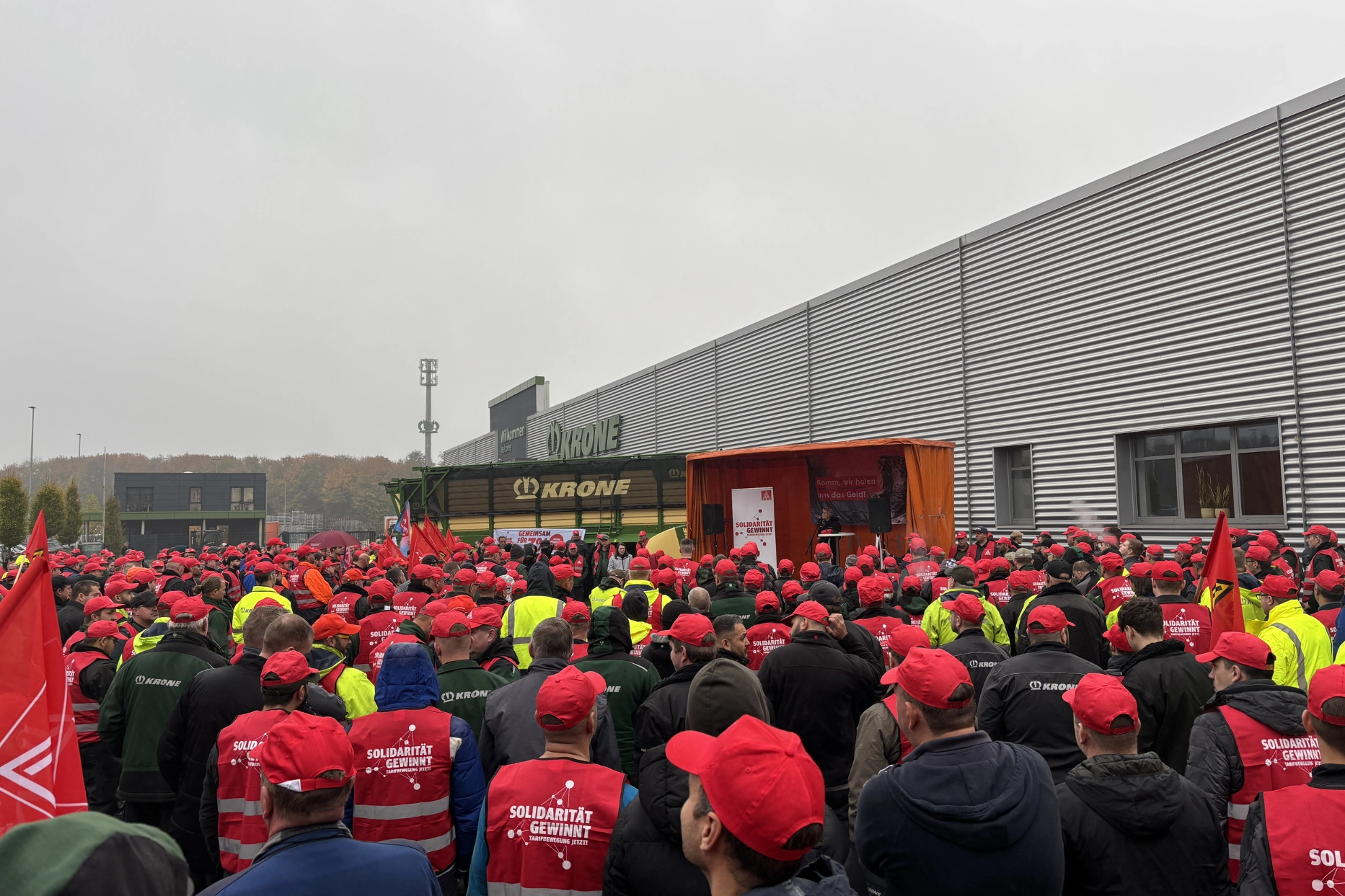 Warnstreik Krone + Storm 