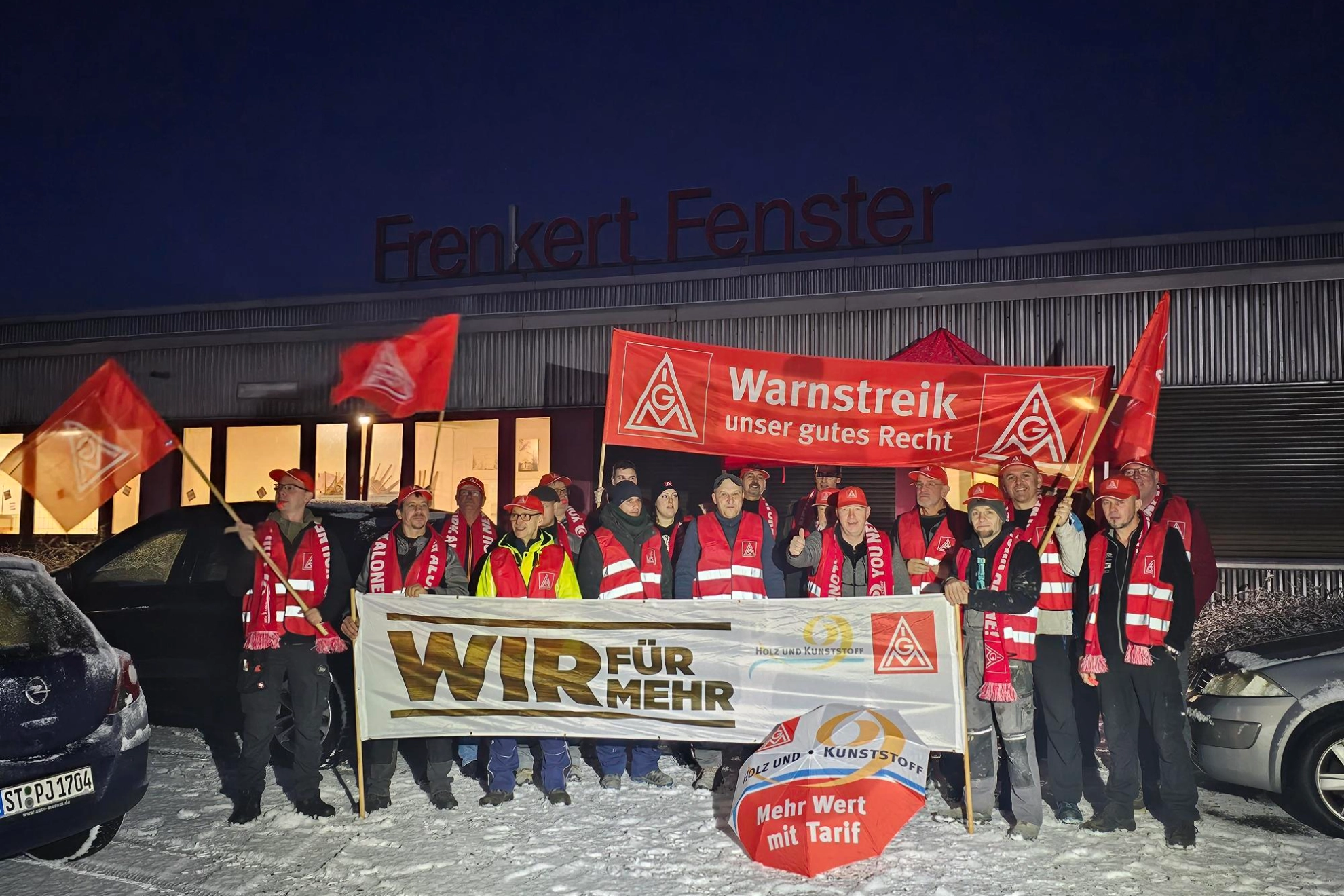 Warnstreik Frenkert