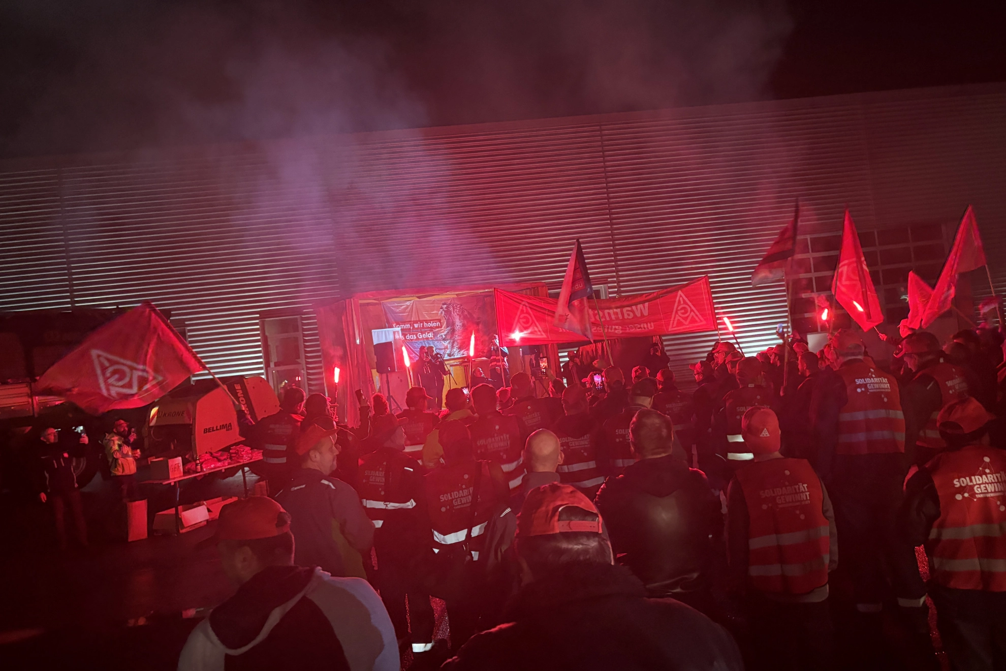 Warnstreik Krone + Storm 