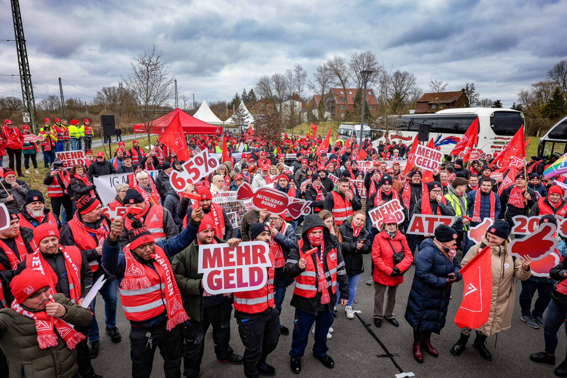 Verhandlungsbegleitende Aktion Ostbevern