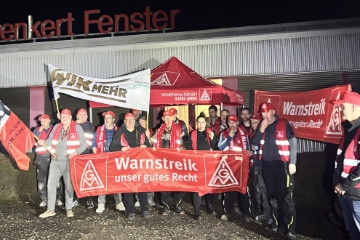 Warnstreik in Ochtrup