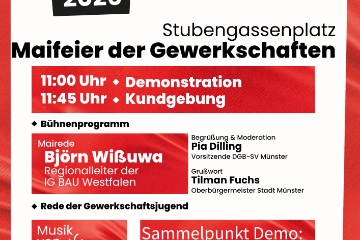 1. Mai 2026 DGB Plakat Münster