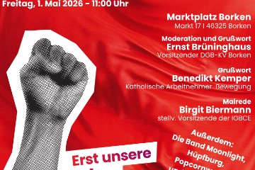 1. Mai 2026 DGB Plakat Borken
