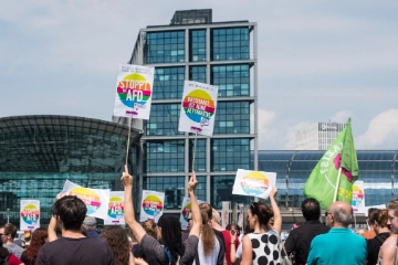 Demo gegen den AfD Bundesparteitag in Essen