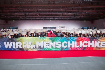 Gemeinsam gegen den AfD Parteitag in Riesa