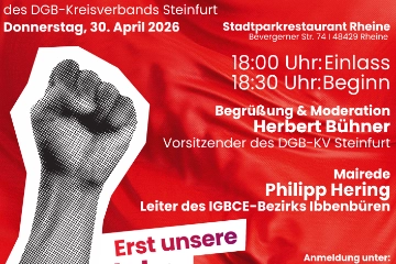 30.04.2026 DGB Plakat Rheine