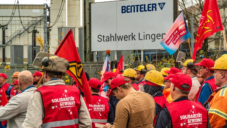 Warnstreik Benteler
