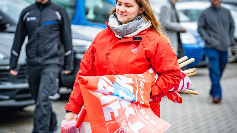 Textil-Bekleidung 2. Warnstreikwelle