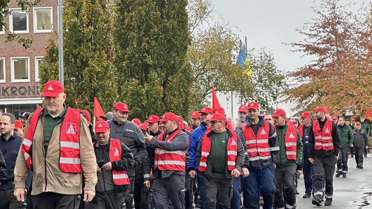Warnstreik Krone + Storm 