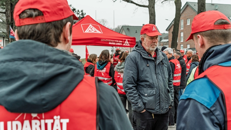 Warnstreiks TWE Schmitz Textiles Markilus 11.03.2025
