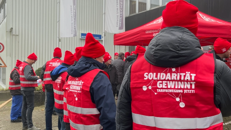 Warnstreik Interdomo 